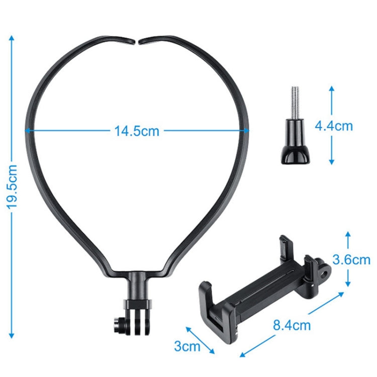 Supporto da collo per selfie smartphone e action camera
