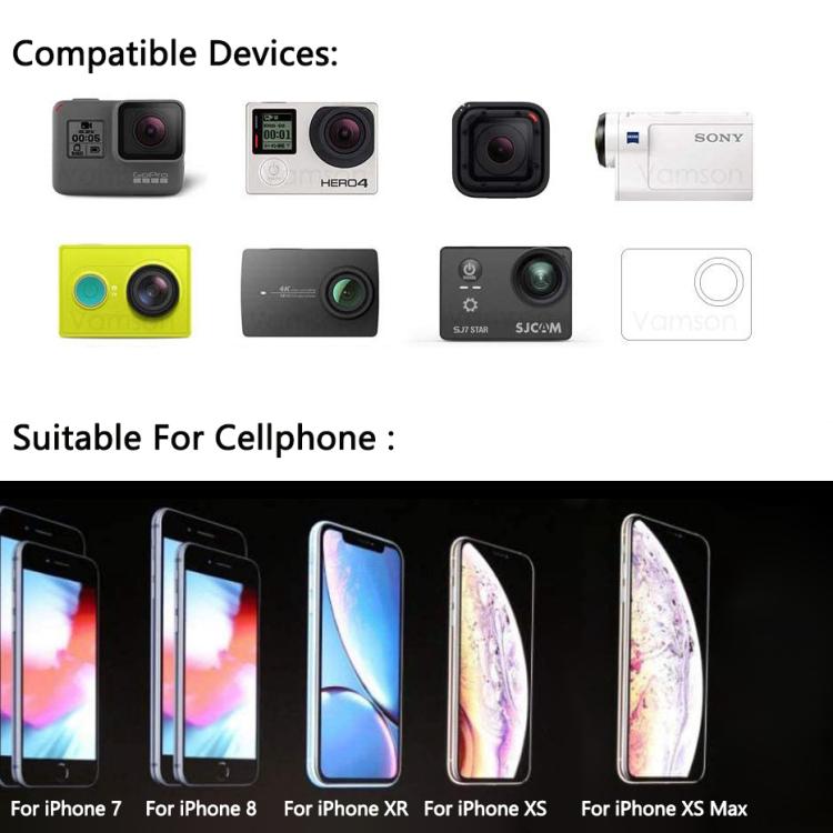 Supporto da collo per selfie smartphone e action camera