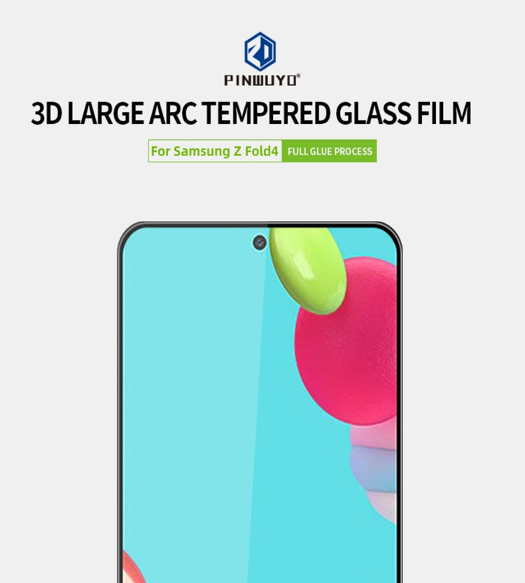 Pellicola in vetro temperato antideflagrante a schermo intero PINWUYO 9H 3D, For Samsung Galaxy Z Fold4, For Realme GT Neo2 / GT Neo3, For Realme GT2 Explorer Master