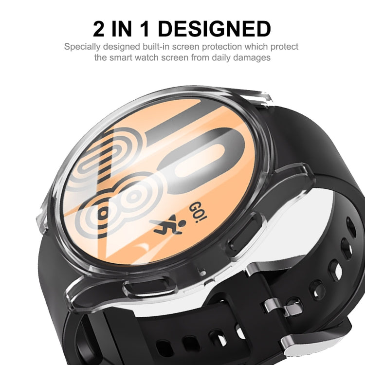 ENKAY Hat-Prince Custodia in TPU trasparente a copertura totale, For Samsung Galaxy Watch 5 40mm, For Samsung Galaxy Watch 5 44mm