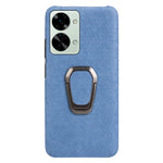 Per custodia per telefono in PU a nido d'ape con supporto per anello OnePlus Nord 2T 5G, Wathet, Navy Blue, Grey, Coffee, Orange, Pink
