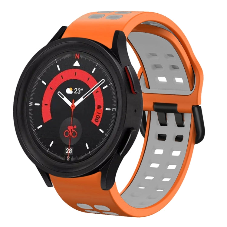 Cinturino in silicone bicolore traspirante da 20 mm, For Samsung Galaxy Watch 5  40mm
