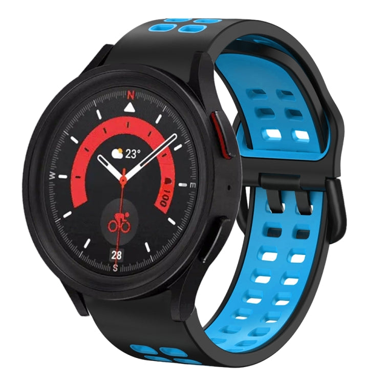 Cinturino in silicone bicolore traspirante da 20 mm, For Samsung Galaxy Watch 5  40mm
