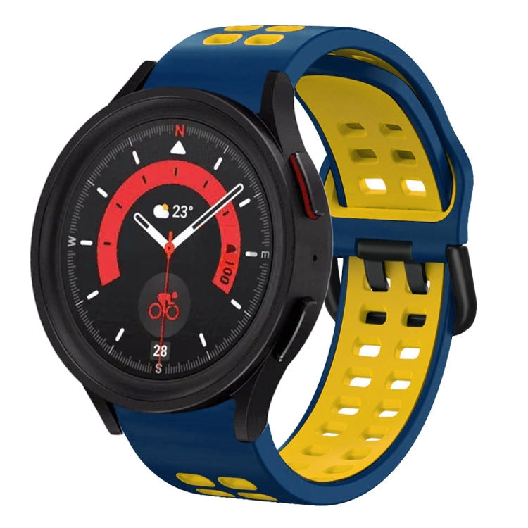 Cinturino in silicone bicolore traspirante da 20 mm, For Samsung Galaxy Watch 5  40mm