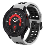Cinturino in silicone bicolore traspirante da 20 mm, For Samsung Galaxy Watch 5  44mm