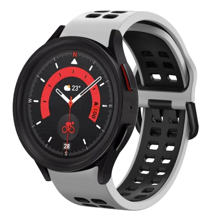 Cinturino in silicone bicolore traspirante da 20 mm, For Samsung Galaxy Watch 5  44mm