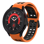 Cinturino in silicone bicolore traspirante da 20 mm, For Samsung Galaxy Watch 5  44mm
