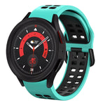 Cinturino in silicone bicolore traspirante da 20 mm, For Samsung Galaxy Watch 5  44mm