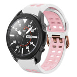 Cinturino in silicone bicolore traspirante da 20 mm, For Samsung Galaxy Watch 5 Pro  45mm