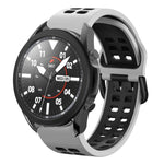 Cinturino in silicone bicolore traspirante da 20 mm, For Samsung Galaxy Watch 5 Pro  45mm