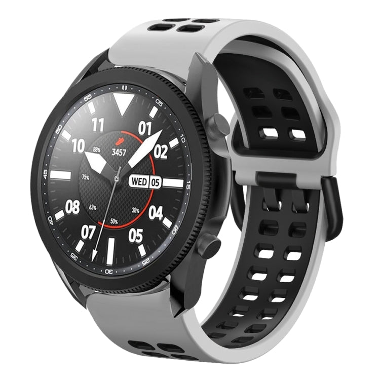 Cinturino in silicone bicolore traspirante da 20 mm, For Samsung Galaxy Watch 5 Pro  45mm