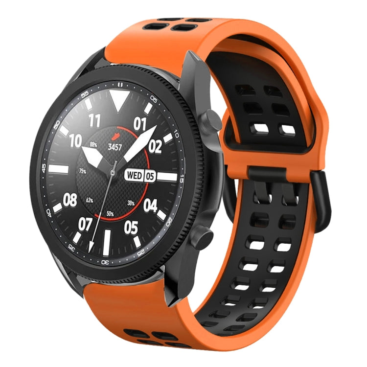 Cinturino in silicone bicolore traspirante da 20 mm, For Samsung Galaxy Watch 5 Pro  45mm