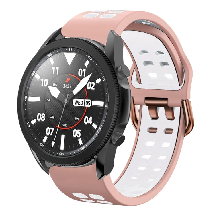Cinturino in silicone bicolore traspirante da 20 mm, For Samsung Galaxy Watch 5 Pro  45mm