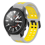 Cinturino in silicone bicolore traspirante da 20 mm, For Samsung Galaxy Watch 5 Pro  45mm