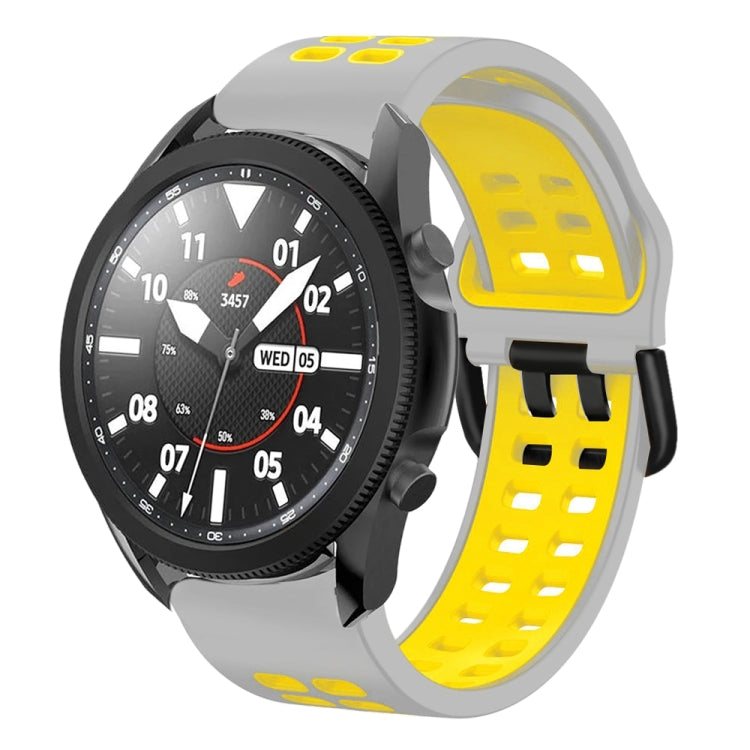 Cinturino in silicone bicolore traspirante da 20 mm, For Samsung Galaxy Watch 5 Pro  45mm