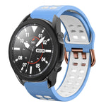 Cinturino in silicone bicolore traspirante da 20 mm, For Samsung Galaxy Watch 5 Pro  45mm