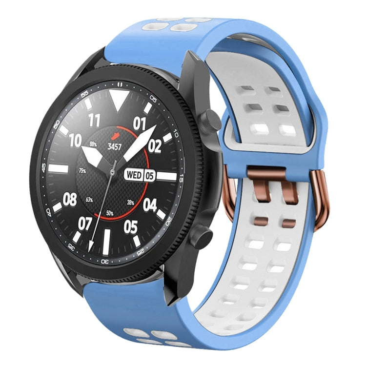 Cinturino in silicone bicolore traspirante da 20 mm, For Samsung Galaxy Watch 5 Pro  45mm