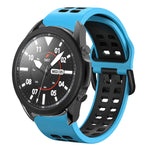 Cinturino in silicone bicolore traspirante da 20 mm, For Samsung Galaxy Watch 5 Pro  45mm