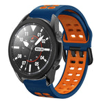 Cinturino in silicone bicolore traspirante da 20 mm, For Samsung Galaxy Watch 5 Pro  45mm
