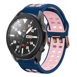 Cinturino in silicone bicolore traspirante da 20 mm, For Samsung Galaxy Watch 5 Pro  45mm