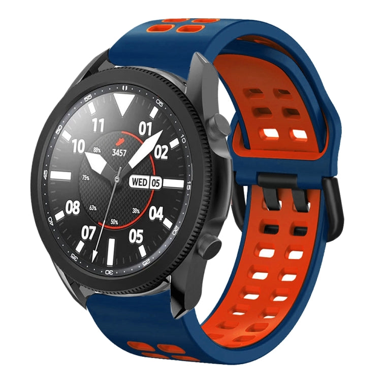 Cinturino in silicone bicolore traspirante da 20 mm, For Samsung Galaxy Watch 5 Pro  45mm
