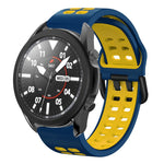 Cinturino in silicone bicolore traspirante da 20 mm, For Samsung Galaxy Watch 5 Pro  45mm