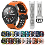 Cinturino in silicone bicolore traspirante da 20 mm, For Samsung Galaxy Watch 5 Pro  45mm