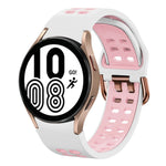 Cinturino in silicone bicolore 20mm per Samsung Galaxy Watch4 40m