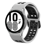 Cinturino in silicone bicolore 20mm per Samsung Galaxy Watch4 40m