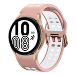 Cinturino in silicone bicolore 20mm per Samsung Galaxy Watch4 40m