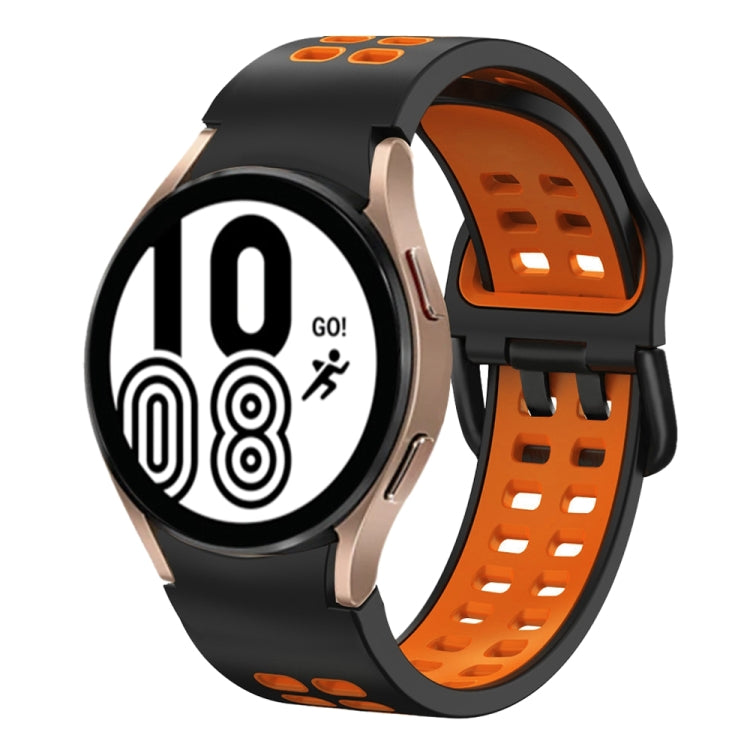 Cinturino in silicone bicolore 20mm per Samsung Galaxy Watch4 40m