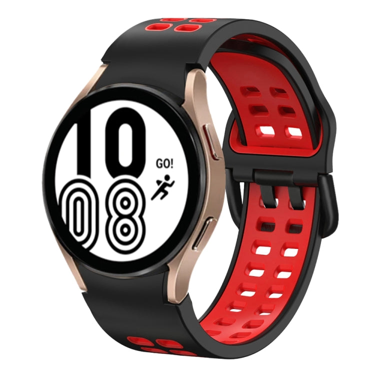 Cinturino in silicone bicolore 20mm per Samsung Galaxy Watch4 40m