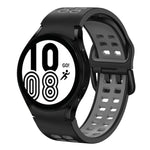 Cinturino in silicone bicolore 20mm per Samsung Galaxy Watch4 40m