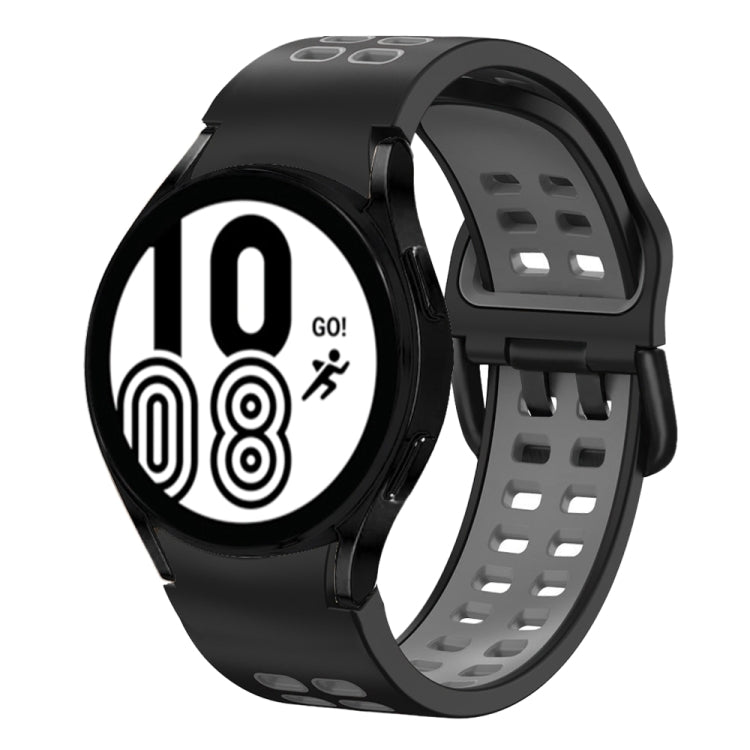 Cinturino in silicone bicolore 20mm per Samsung Galaxy Watch4 40m