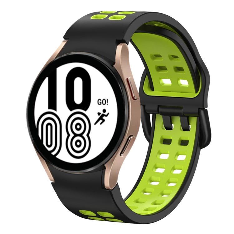 Cinturino in silicone bicolore 20mm per Samsung Galaxy Watch4 40m