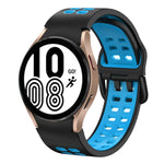 Cinturino in silicone bicolore 20mm per Samsung Galaxy Watch4 40m