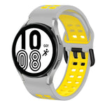 Cinturino in silicone bicolore 20mm per Samsung Galaxy Watch4 40m