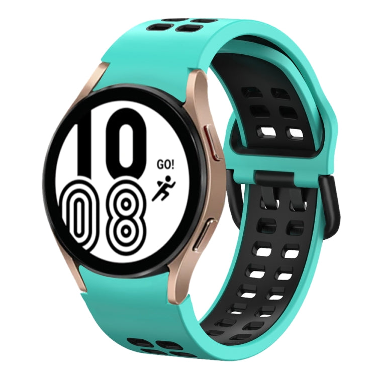 Cinturino in silicone bicolore 20mm per Samsung Galaxy Watch4 40m