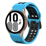 Cinturino in silicone bicolore 20mm per Samsung Galaxy Watch4 40m