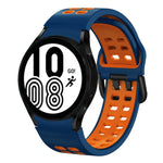 Cinturino in silicone bicolore 20mm per Samsung Galaxy Watch4 40m