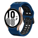 Cinturino in silicone bicolore 20mm per Samsung Galaxy Watch4 40m