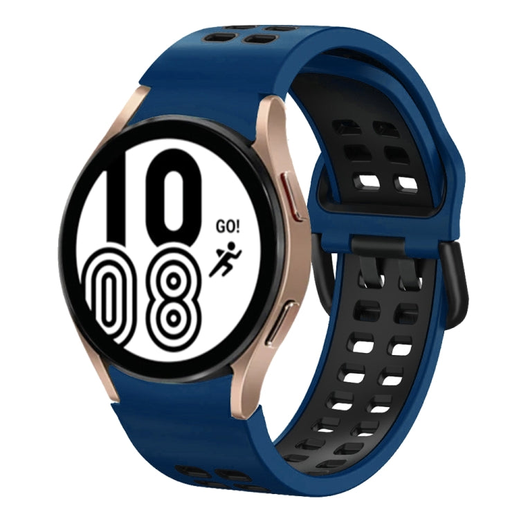 Cinturino in silicone bicolore 20mm per Samsung Galaxy Watch4 40m