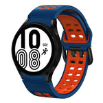 Cinturino in silicone bicolore 20mm per Samsung Galaxy Watch4 40m