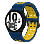 Cinturino in silicone bicolore 20mm per Samsung Galaxy Watch4 40m