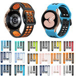 Cinturino in silicone bicolore 20mm per Samsung Galaxy Watch4 40m