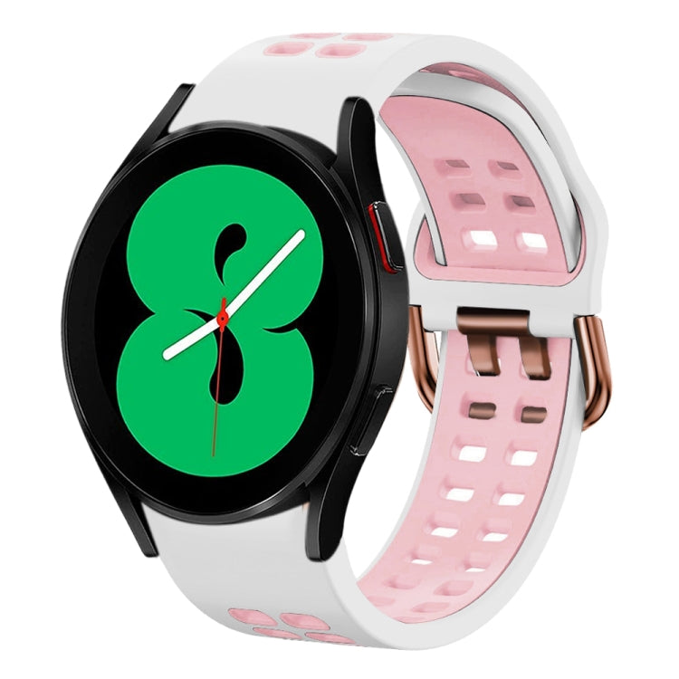 Cinturino in silicone bicolore 20mm per Galaxy Watch4 44mm