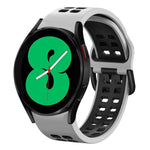 Cinturino in silicone bicolore 20mm per Galaxy Watch4 44mm