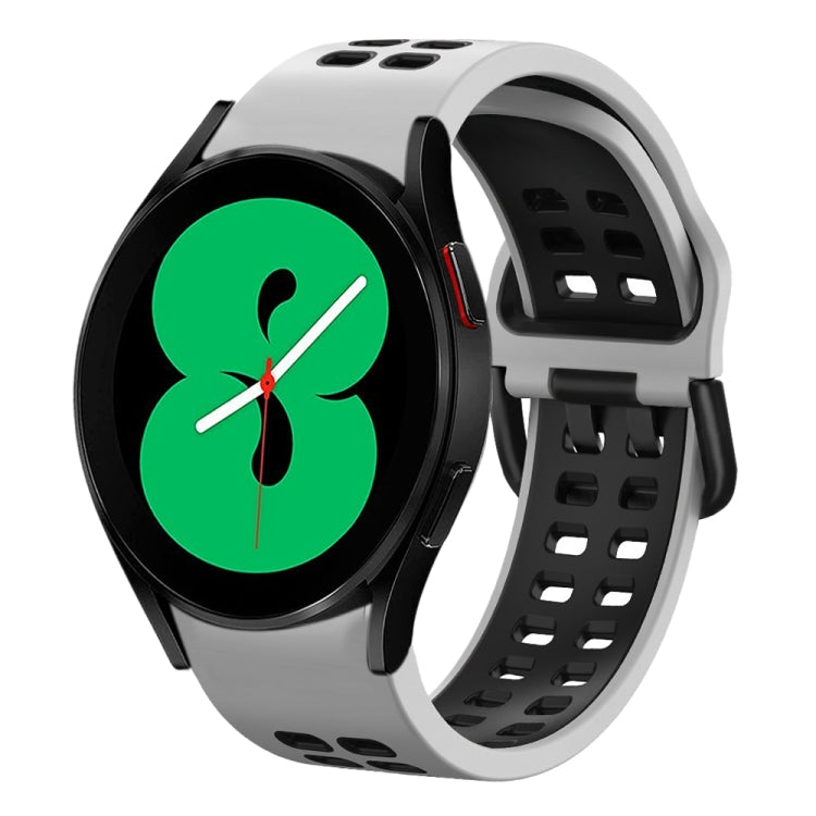 Cinturino in silicone bicolore 20mm per Galaxy Watch4 44mm