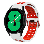 Cinturino in silicone bicolore 20mm per Galaxy Watch4 44mm