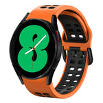Cinturino in silicone bicolore 20mm per Galaxy Watch4 44mm